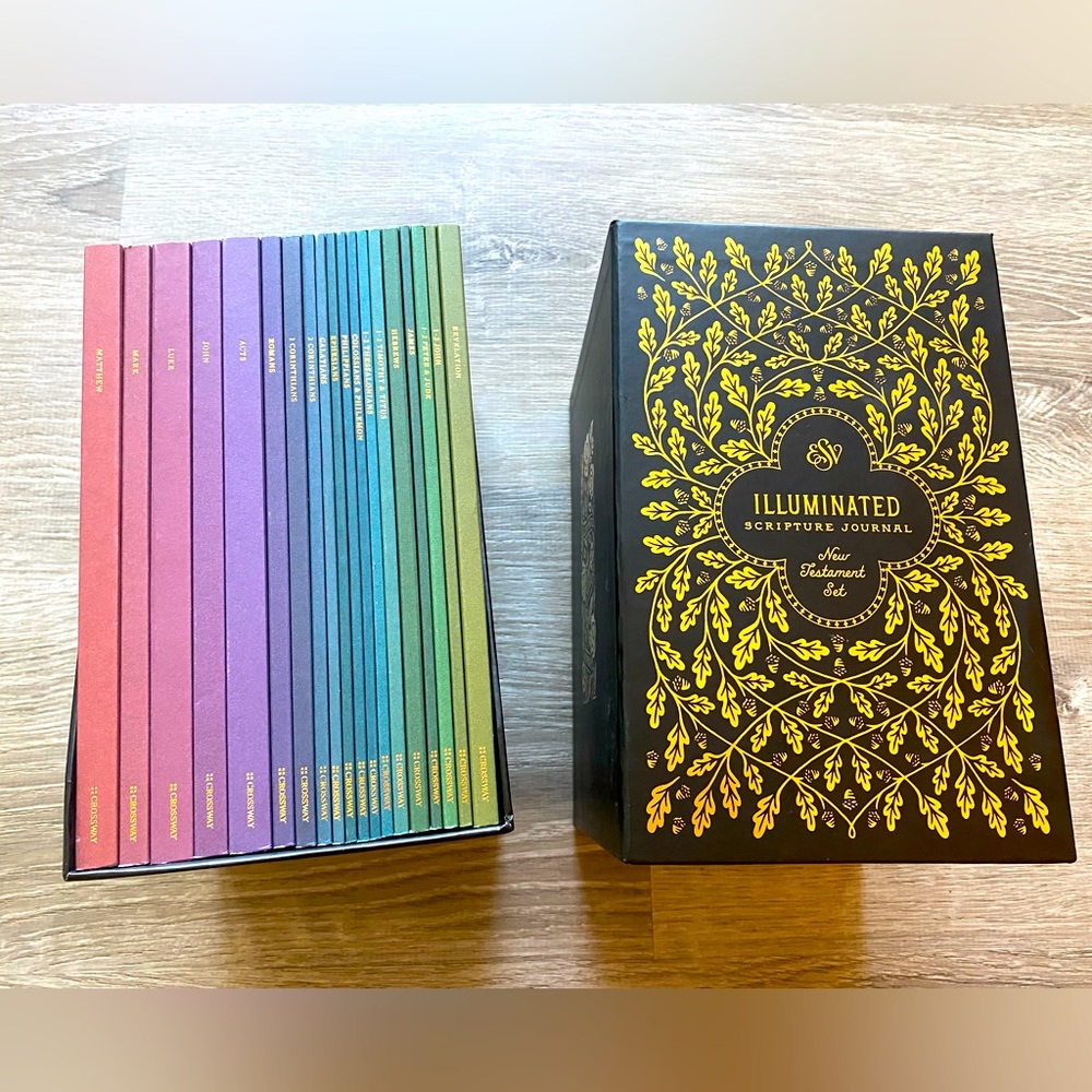 ESV Illuminated Scripture Journal Set New Testament Bible books boxed set
